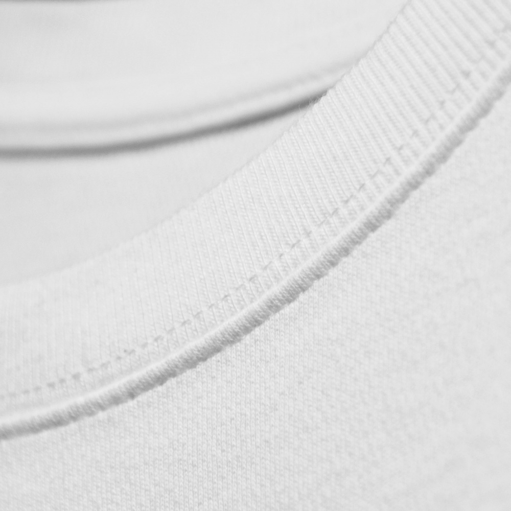 ダブルステッチ跨ぎ縫い仕上げ 